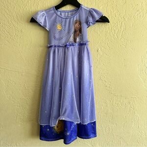 Wish Purple Princess Nightgown with Starry Design